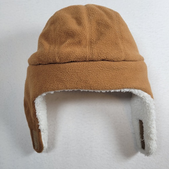 Carhartt Hat Infant Toddler Brown Faux Fleece-Lined Ear Flap Child's Trapper - Picture 3 of 4